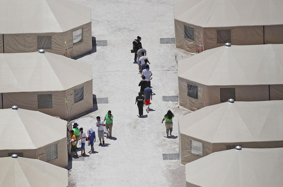 Image: New Tent Camps Go Up In West Texas For Migrant Children Separated From Parents (Joe Raedle / Getty Images file)