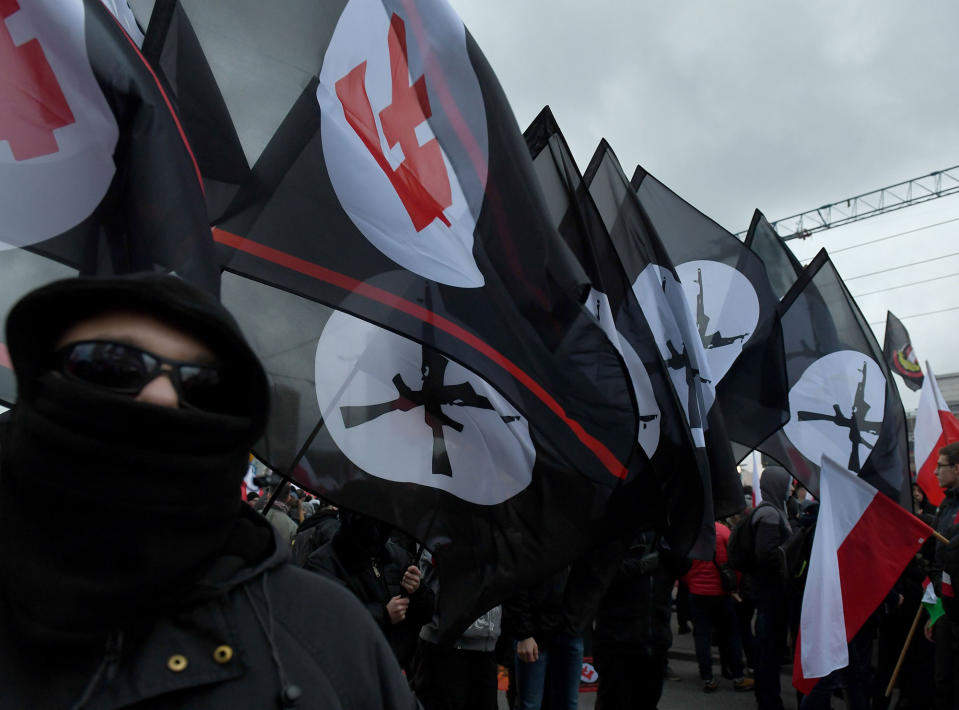 Nationalists marched in Warsaw as Poles celebrate Independence Day