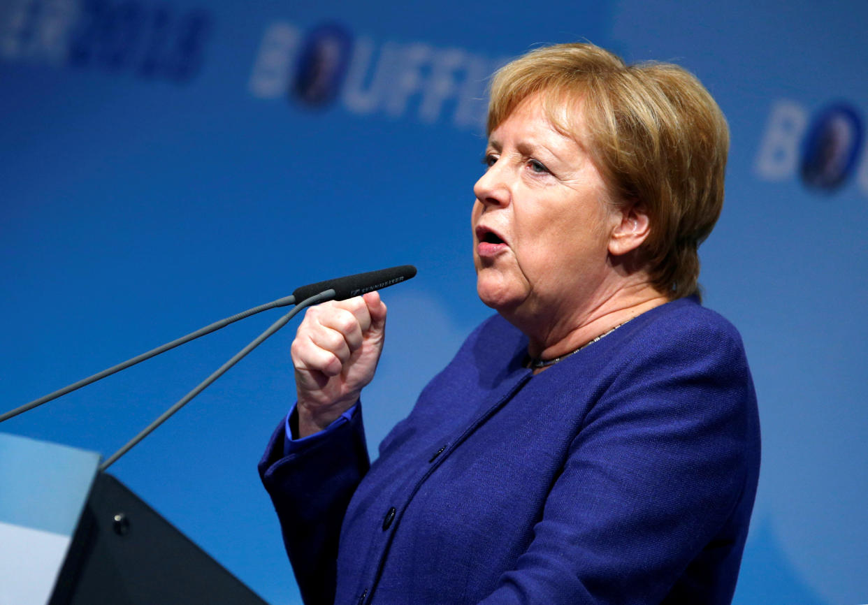 German Chancellor Angela Merkel (Reuters/Ralph Orlowski/File Photo)