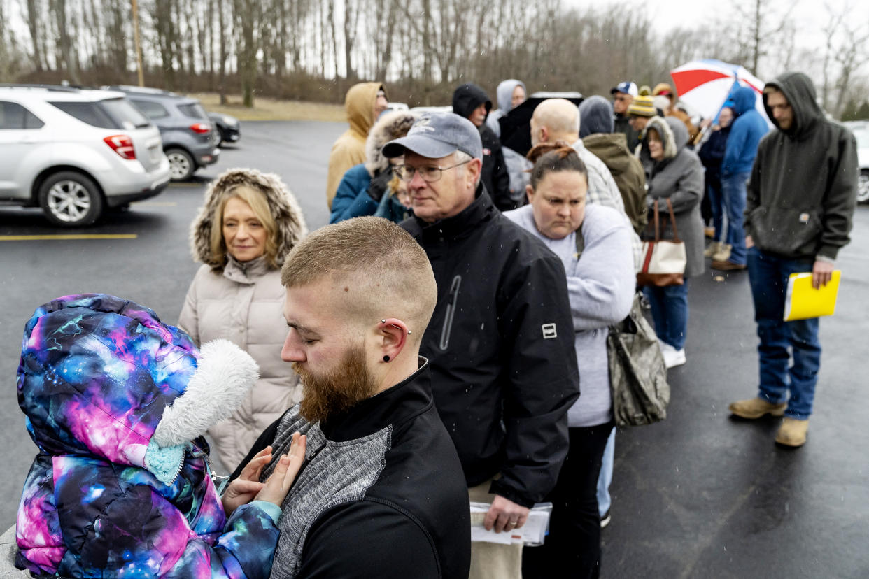 Environmental And Health Concerns Grow In East Palestine, Ohio After Derailment Of Train Cars Containing Hazardous Material (Michael Swensen / Getty Images)