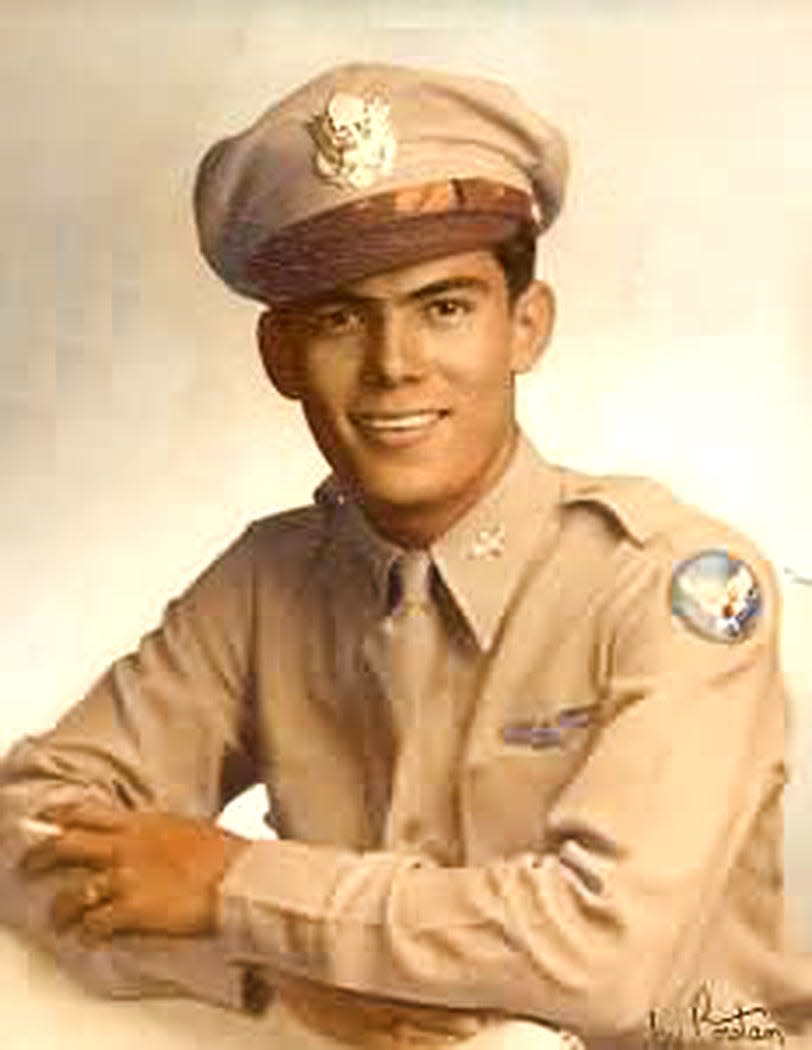 Navigator Second Lt. Radamés E. Cáceres, 21, Cabo Rojo, Puerto Rico, one of The Fourteen.