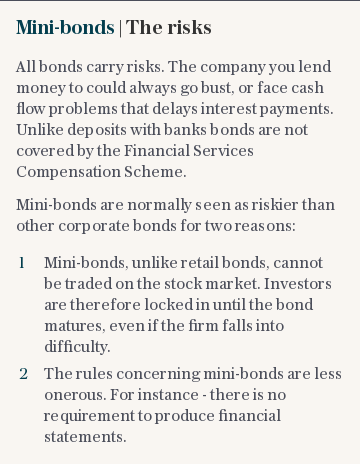 Mini bonds | The risks