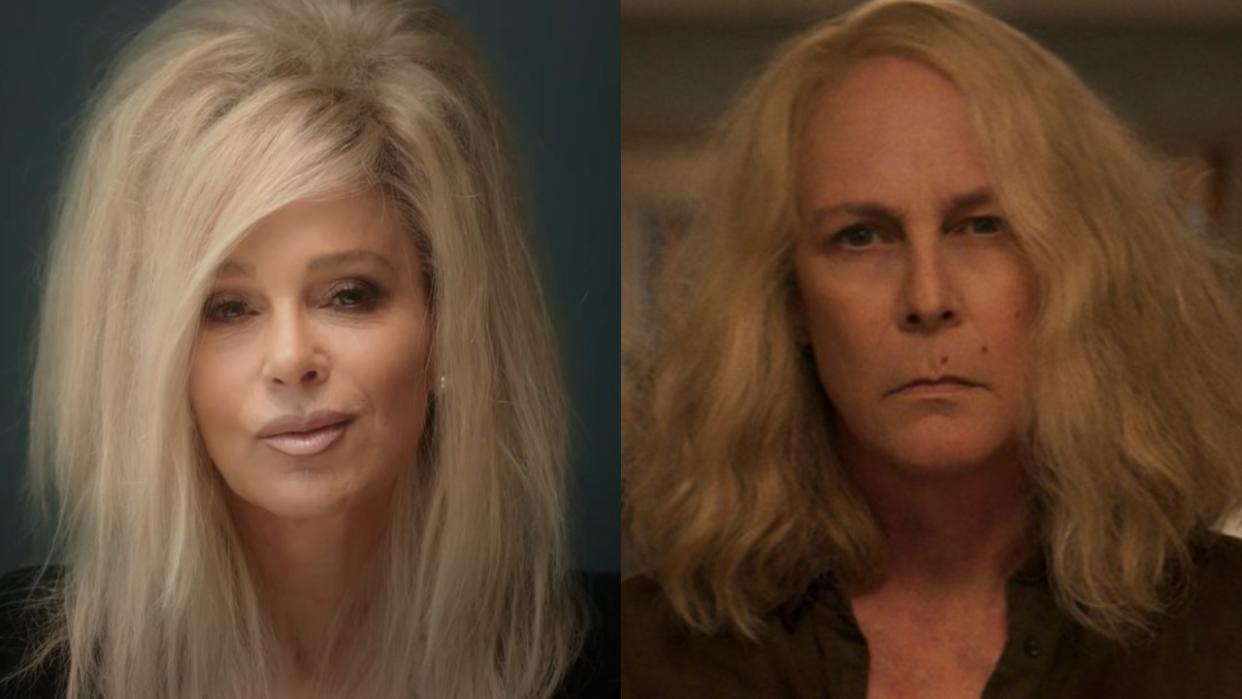  From left to right: Gwen Shamblin: Starving for Salvation and Jamie Lee Curtis in Halloween Kills  