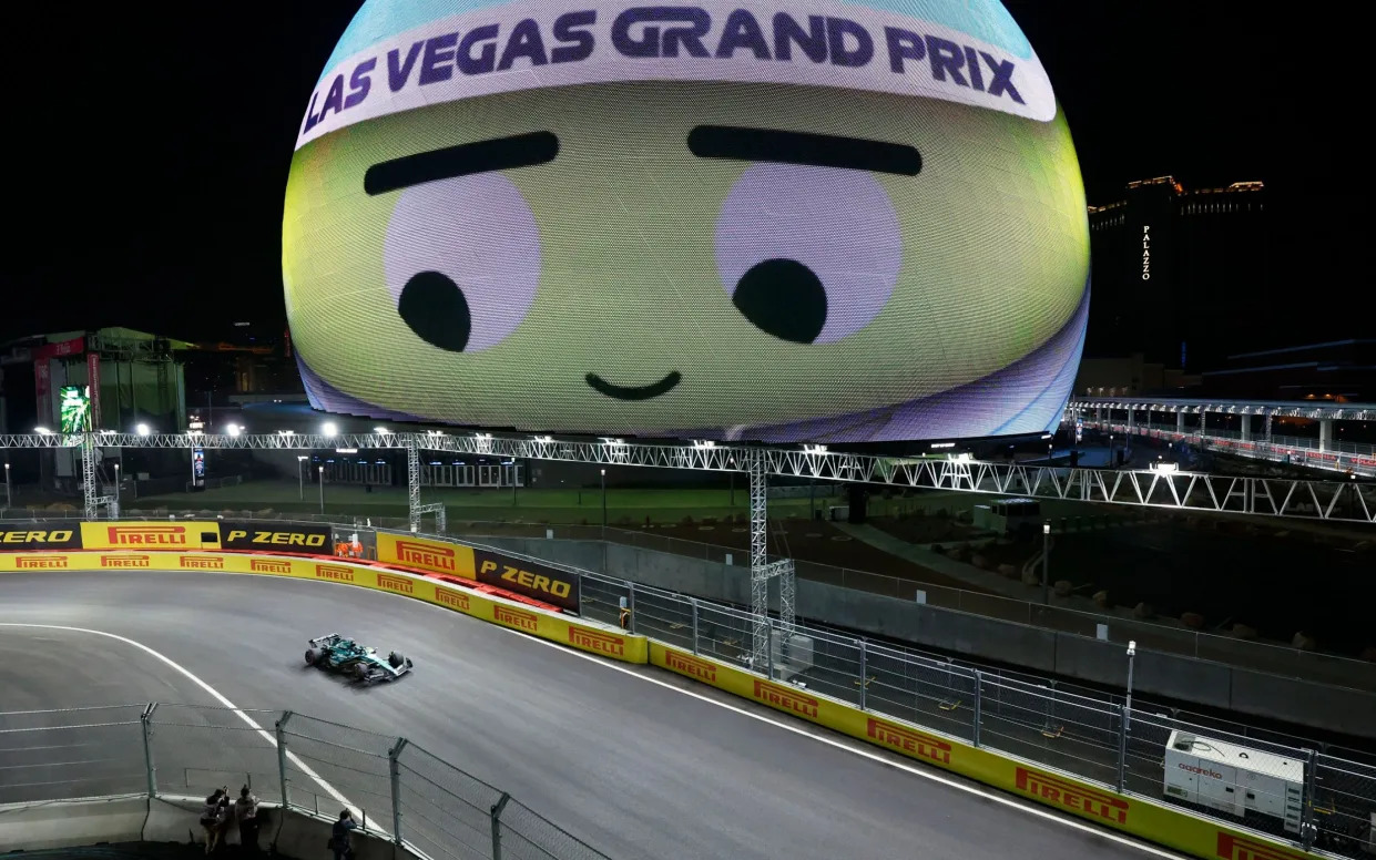 The Sphere at the Las Vegas Grand prix