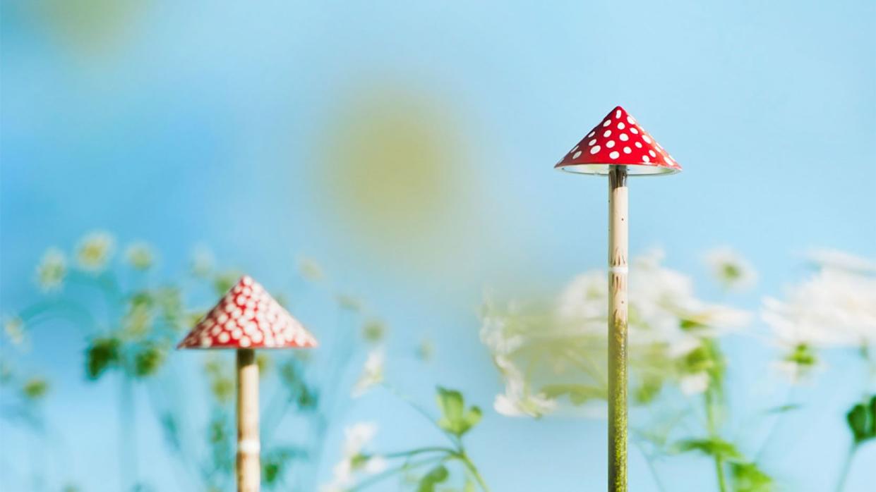 mushroom lamps by margot larkin for casa branca