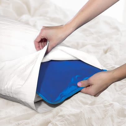 Finally, these cooling gel inserts are super handy if you love the cold side of the pillow no matter what time of year it is