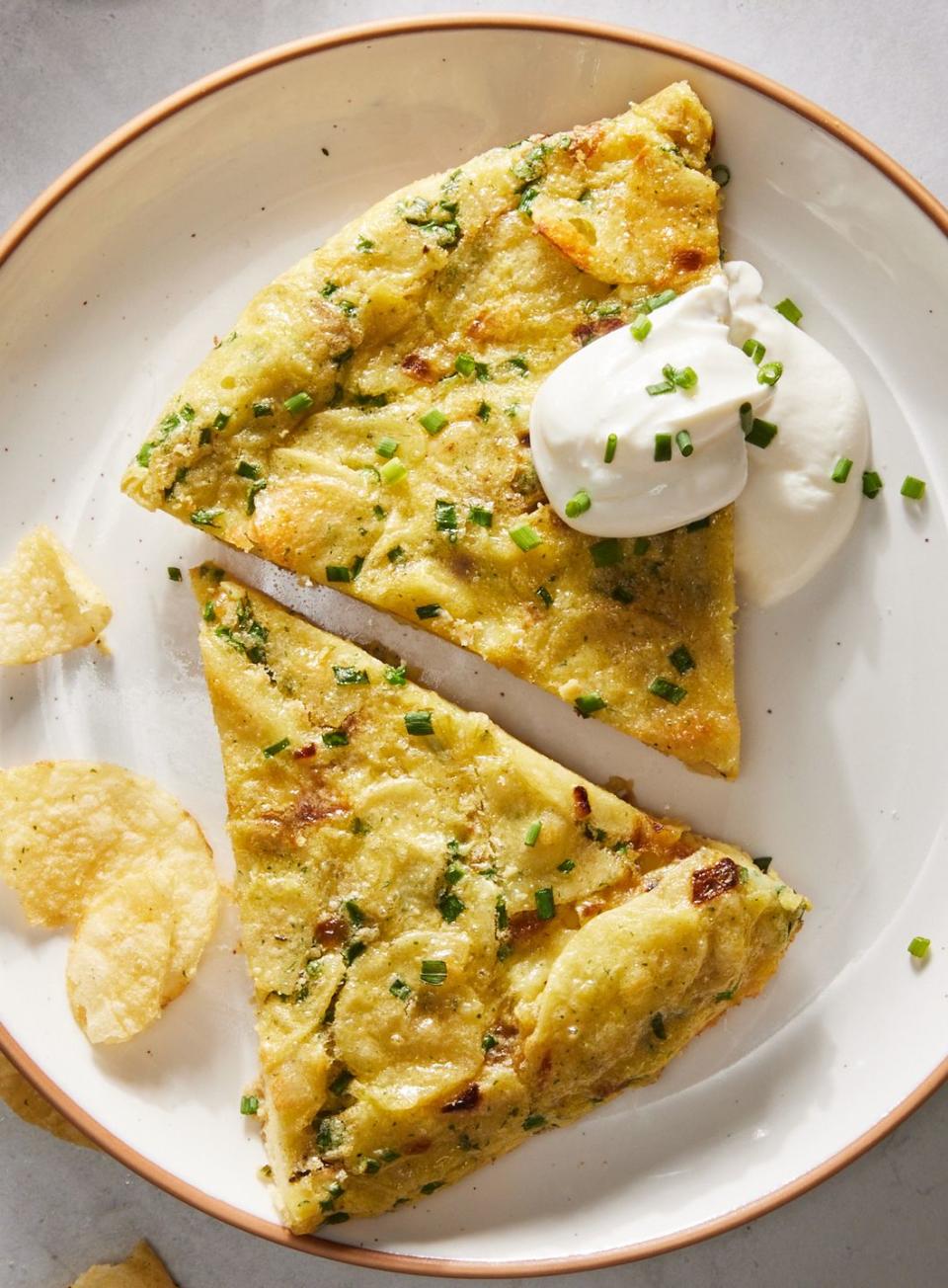 potato chip frittata