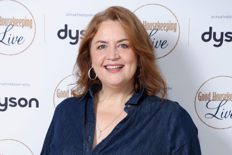 LONDON, ENGLAND - OCTOBER 15: Ruth Jones attend the Good Housekeeping Live event celebrating 100 years of the magazine, in partnership with Dyson on October 14, 2022 in London, England. (Photo by Mike Marsland/Getty Images for Good Housekeeping Live) (Photo by Mike Marsland/Getty Images for Hearst)