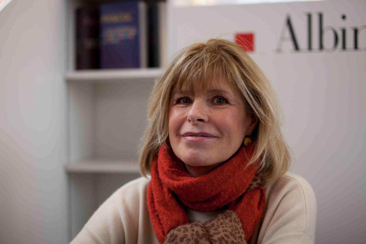 Katherine Pancol, Salon du livre de Paris (Paris Book Fair), 17 March 2012. (Photo by: Photo12/Universal Images Group via Getty Images)