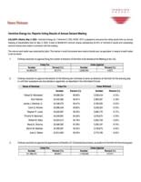 Voting Results of Annual General Meeting (CNW Group/Vermilion Energy Inc.)