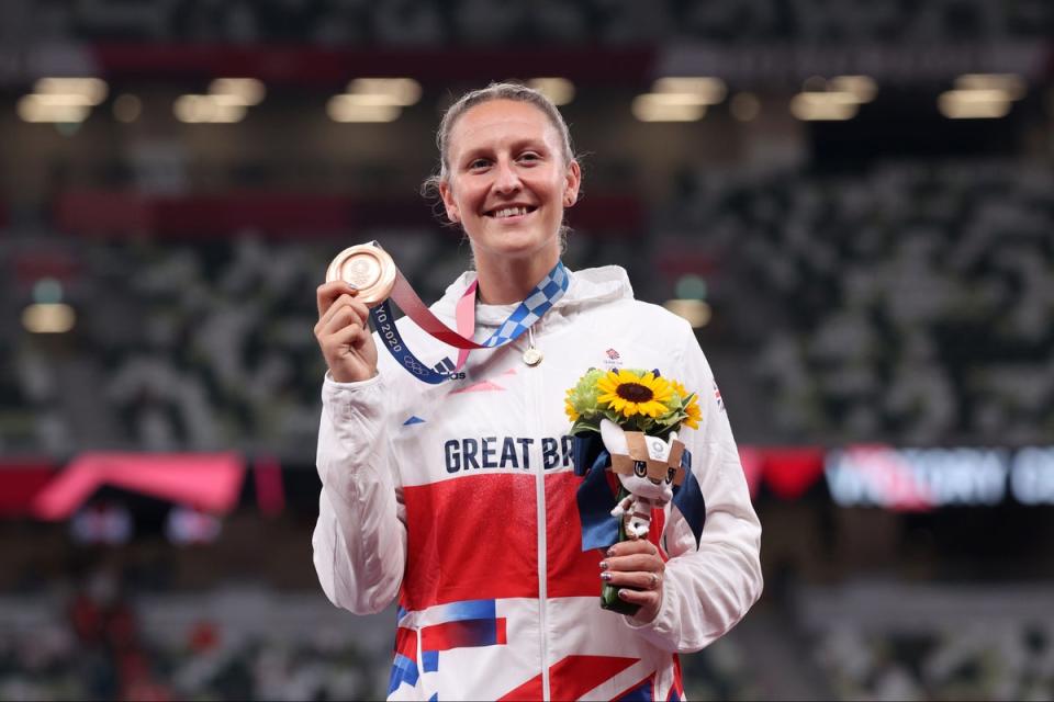 Holly Bradshaw finished third at the Tokyo Olympics (Getty Images)