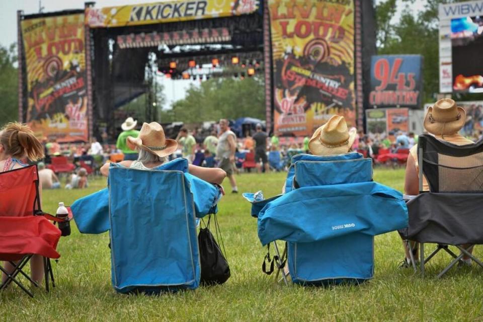 A past photo of Country Stampede, the three-day country music festival held at Tuttle Creek State Park north of Manhattan. Manhattan Convention and Visitors Bureau/Courtesy photo