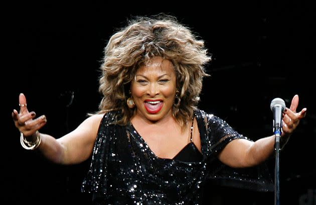 Tina Turner, seen here performing in Janurary 2009, died Tuesday at 83.
