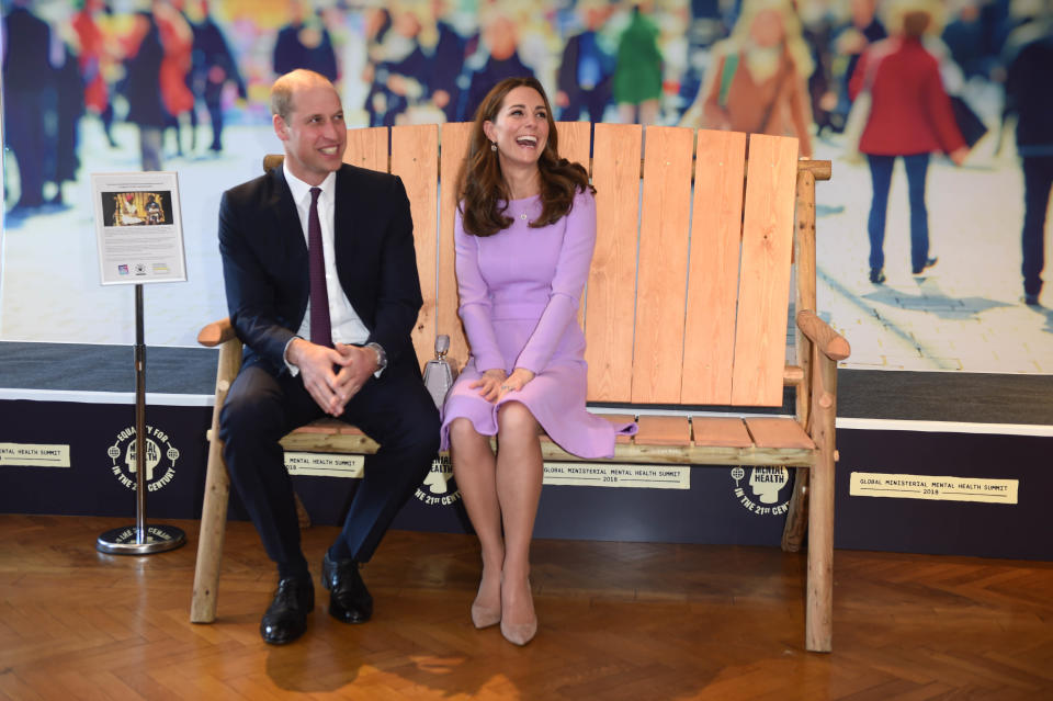 Kate and William at the Ministerial Mental Health Summit in October 2018 [Photo: Getty]