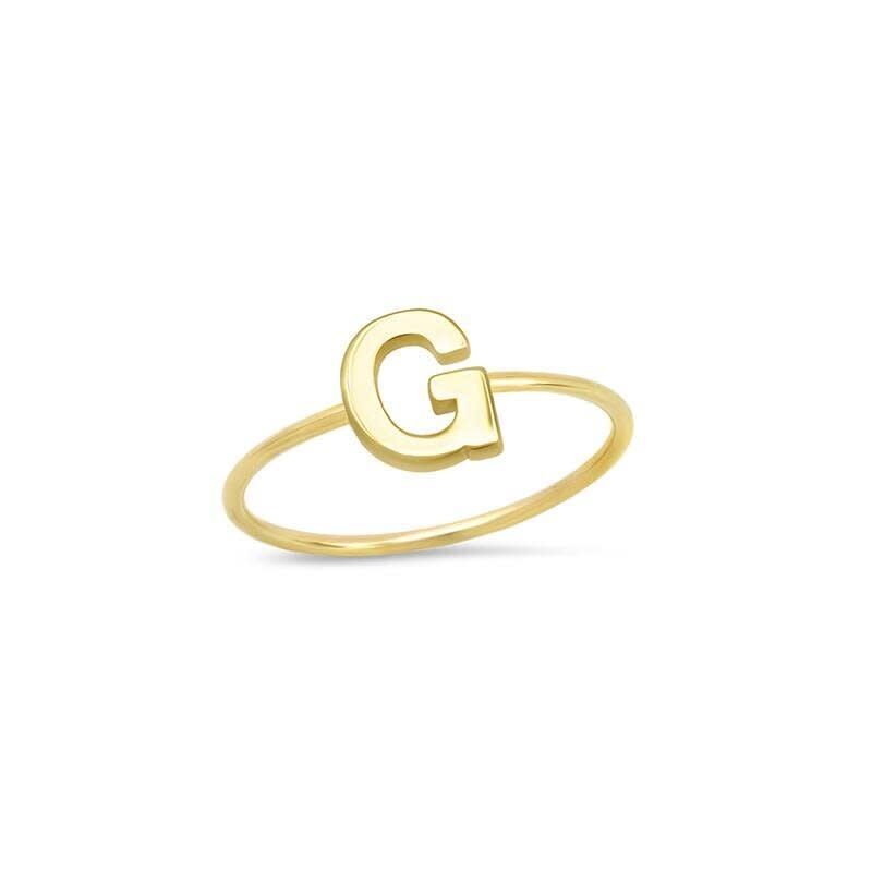 Gwyneth <a href="//www.instagram.com/p/BgSTfoMnxwX/" target="_blank" rel="noopener noreferrer">loves a #femalefounder</a> like Jennifer Meyer, who makes fabulous jewelry. This initial ring -- which you can get in any initial, not just Gwyn's, is one of her more affordable pieces. &lt;br&gt;&lt;br&gt;<strong> <a href="https://jennifermeyer.com/collections/rings/products/mini-uppercase-letter-ring-a" target="_blank" rel="noopener noreferrer">Get the Jennifer Meyer mini uppercase letter ring for $200</a>.</strong>