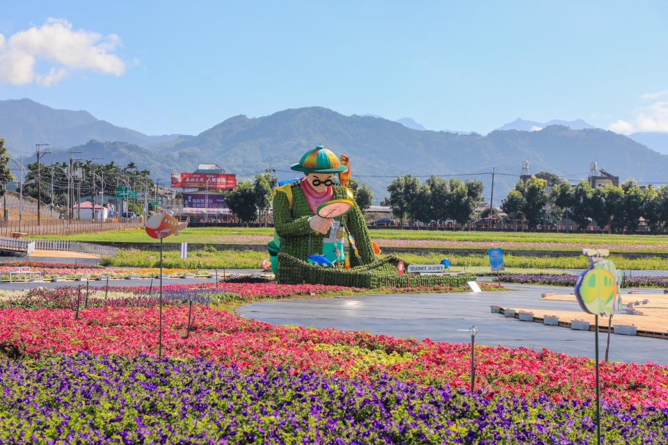 <strong>新社花海暨台中國際花毯節景觀。（圖／台中市政府提供）</strong>