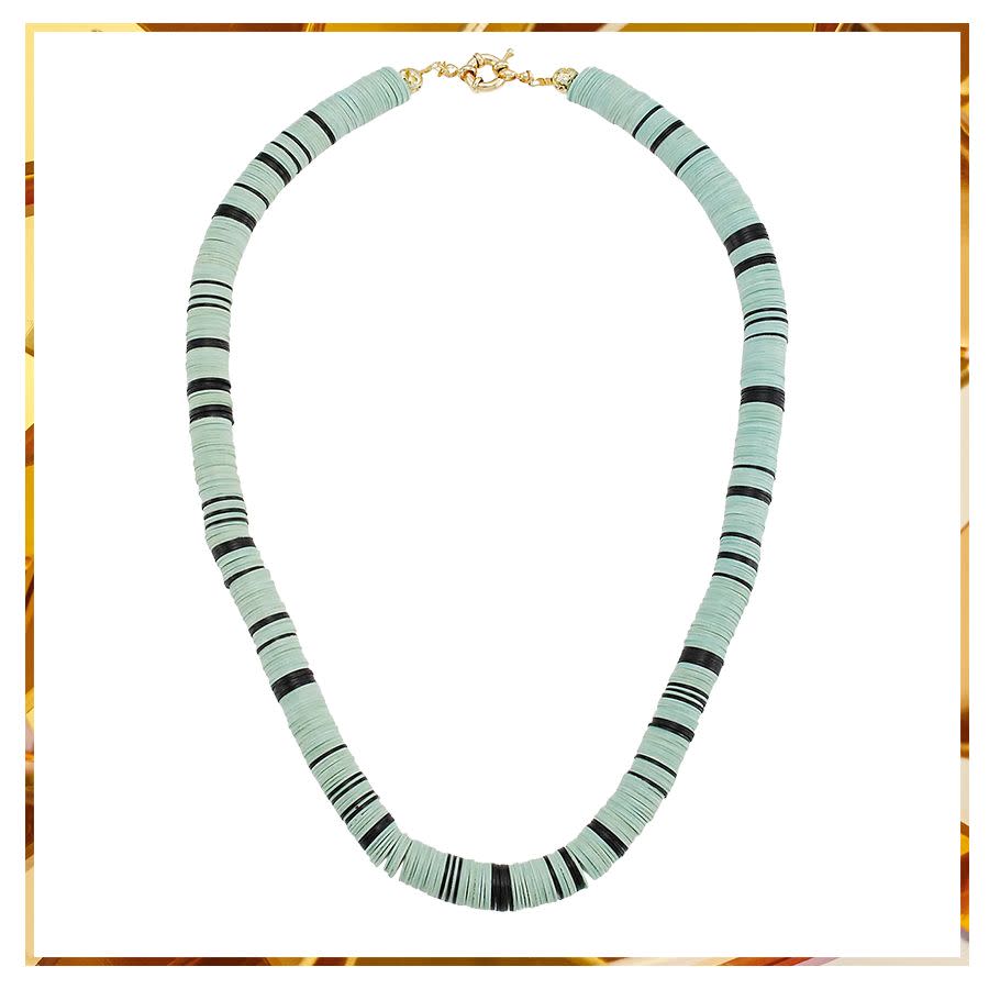 Maison Mönik Tom Goldtone & Vinyl Beaded Necklace 