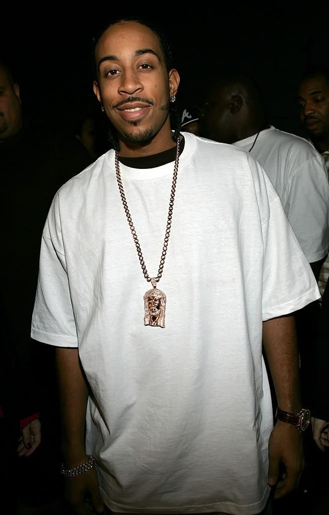 Ludacris in a white tee