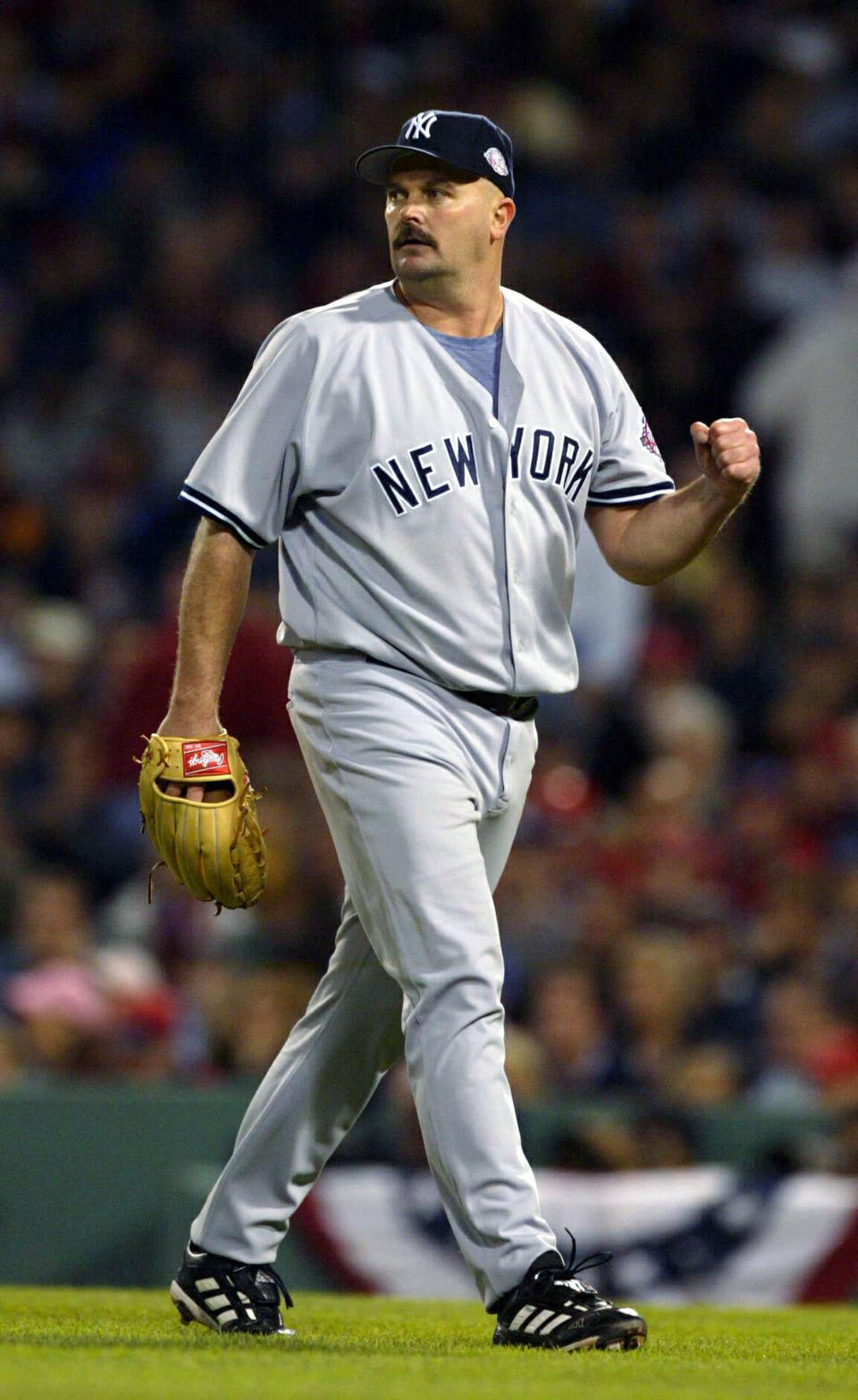 <b>David Wells</b><br> <br>A lot of fun to watch, pretty much as if a Hell’s Angel pitched. Wells had some amazing command — only 719 walks in 3,439 innings. He had no Cy Youngs but four All-Star appearances. Wells also tossed a perfect game and had an extensively great postseason record. He will be one of the more memorable players not in the Hall of Fame. <br>– DB<br> <br><i>BLS vote: No<br> Will he get in this year: No<br> BBTF projection: 1.9 percent</i><br> <br>(Getty Images)