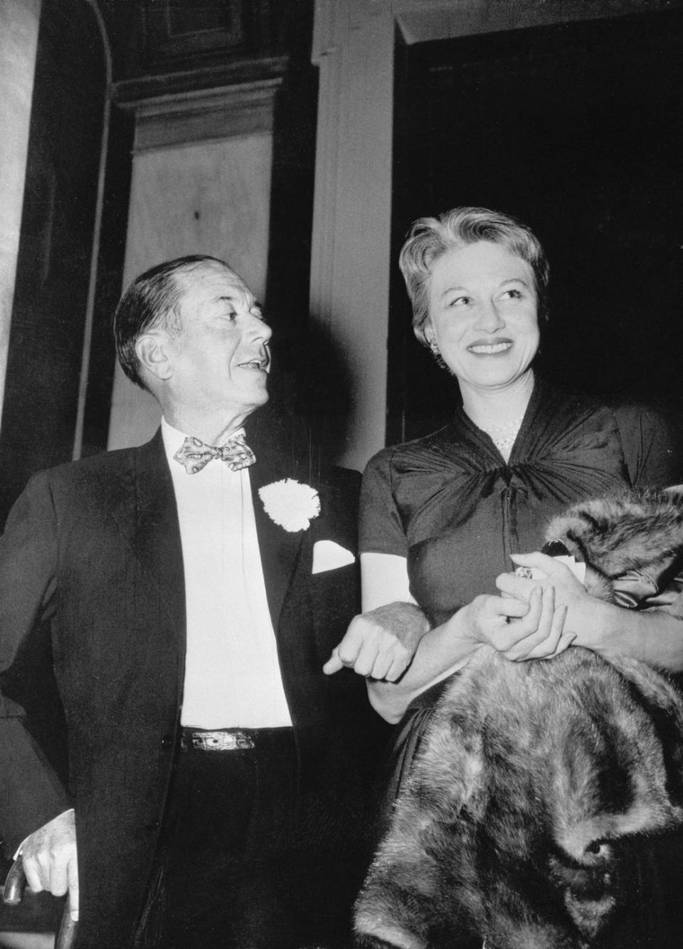 composer cole porter and wife linda