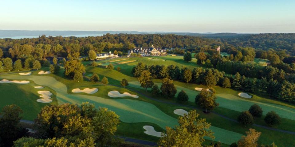 Trump National Golf Club boasts an 18-hole course. Trump National Golf Club