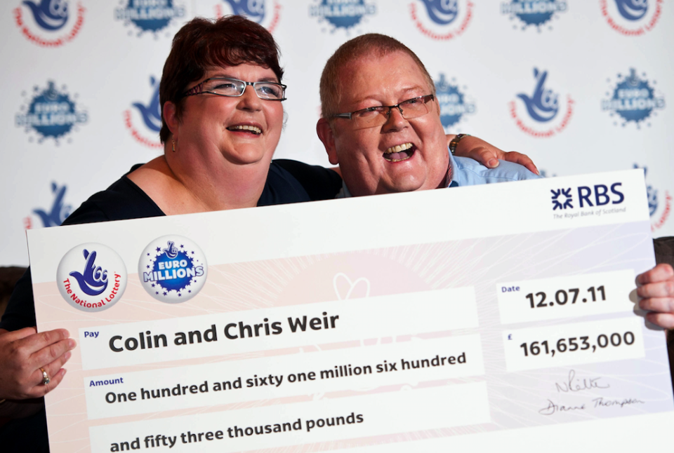 <em>EuroMillions winners Chris and Colin Weir are to divorce (Getty)</em>