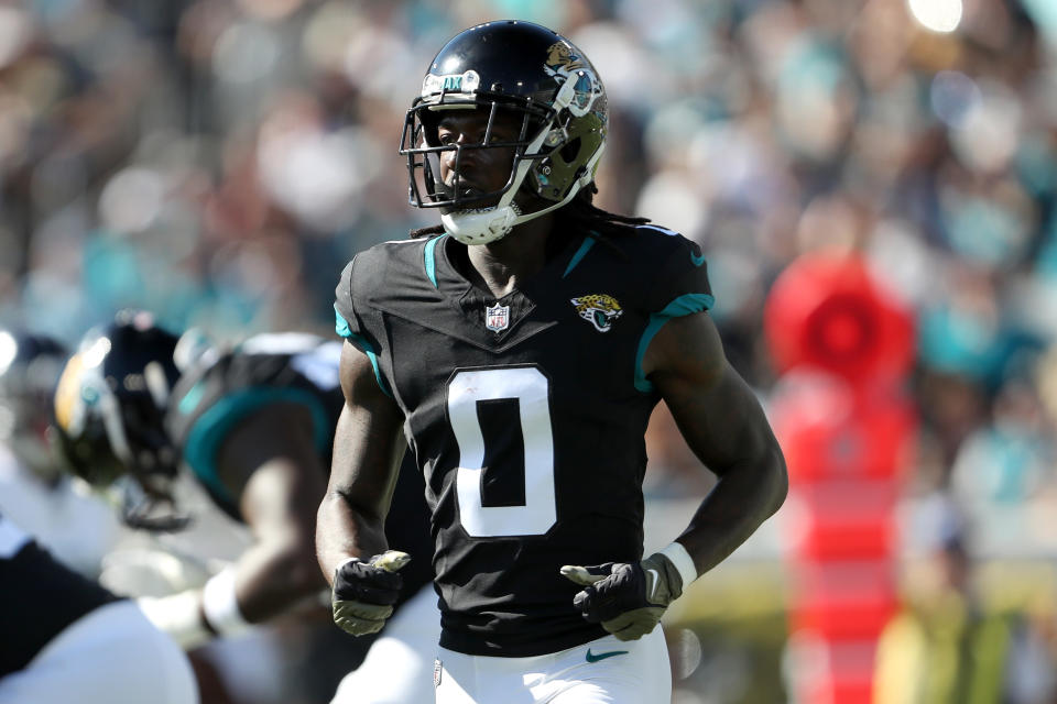 Calvin Ridley #0 of the Jacksonville Jaguars