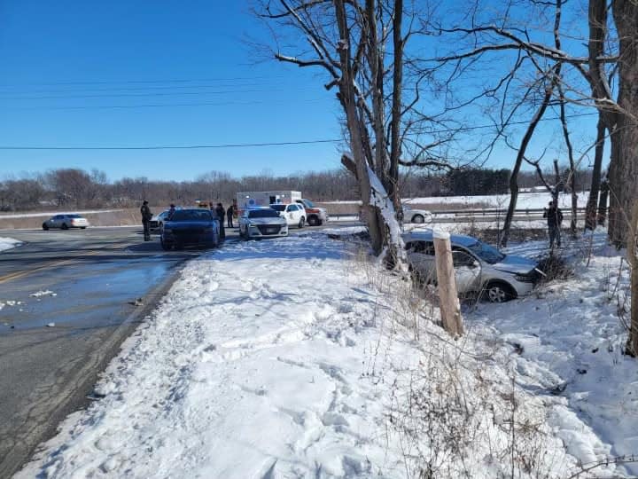 Indiana State Police arrested three men after a chase that ended at Soldiers Home Road near North River Road. The chase was in White and Tippecanoe County, according to Indiana State Police.
