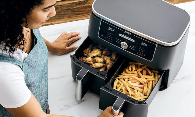 Land a Ninja DualZone 2-basket 6-qt. air fryer with smart finish at $130  today ($50 off)