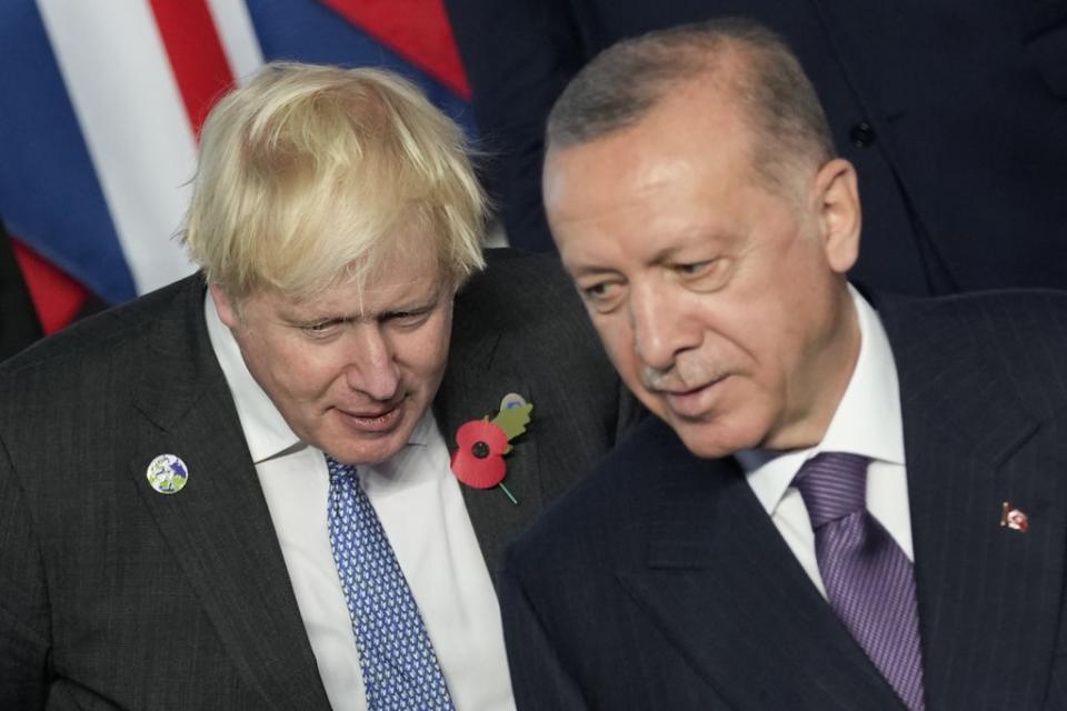 The Prime Minister has spoken to Turkey’s president Recep Tayyip Erdogan about the global response to the conflict in Ukraine (Kirsty Wigglesworth/PA) (PA Archive)