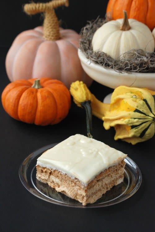 Pumpkin Eclair Icebox Cake