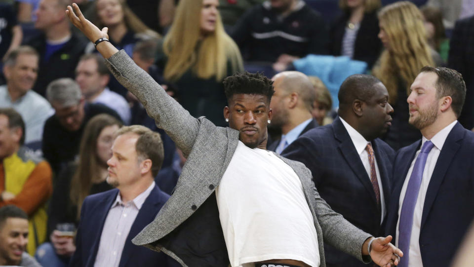 Jimmy Butler can’t come back soon enough for the Timberwolves. (AP)