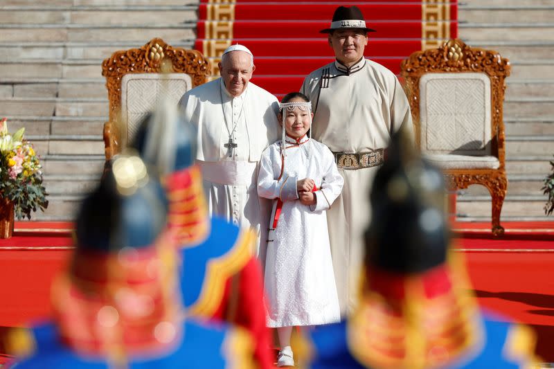 Pope Francis visits Mongolia