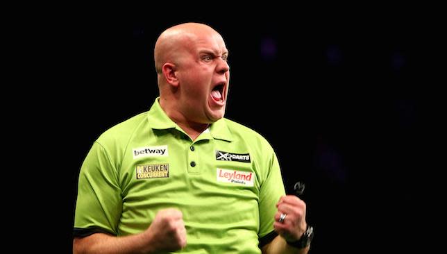 Emotion: Van Gerwen.