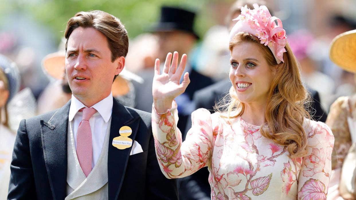 Beatrice and Edoardo at Royal Ascot