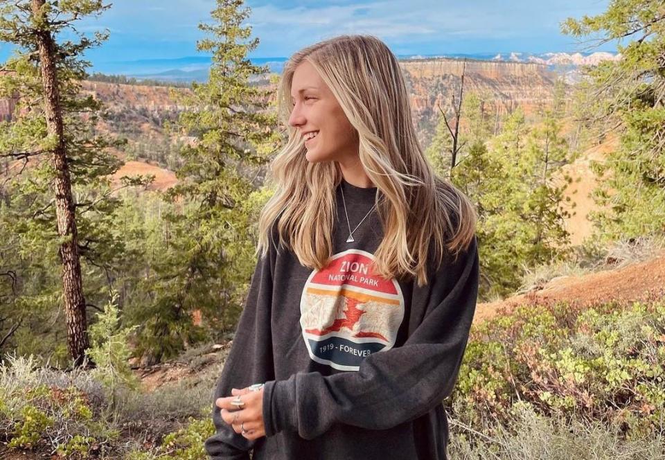 Gabby Petito photographed at Bryce Canyon National Park on July 21, 2021.   / Credit: Gabby Petito/Instagram