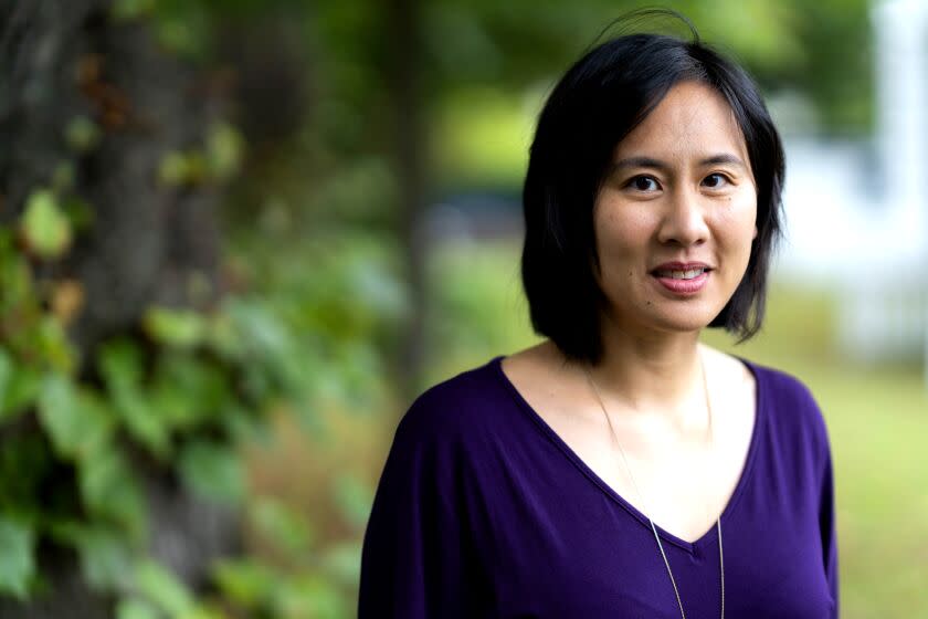 Writer Celeste Ng at the Cheltenham Literature Festival in Cheltenham, England, in 2019.