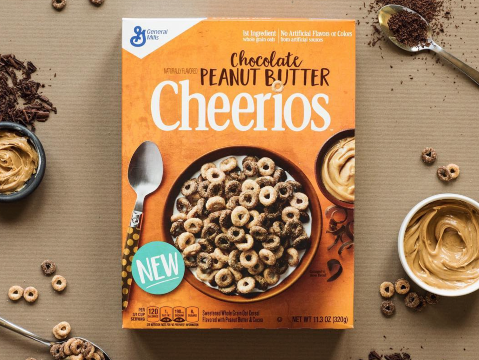 Cheerios came out with a product that will change the chocolate-peanut butter game