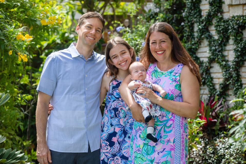 The Whitfield family, Brent, Noelle, Nora and Erica are home together after Nora's premature arrival and three cases of COVID-19.