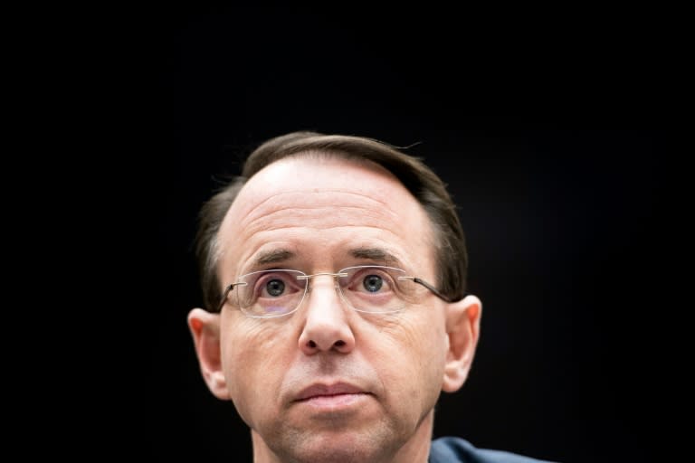 Deputy Attorney General Rod Rosenstein said there were no allegations implicating Americans in the indictment