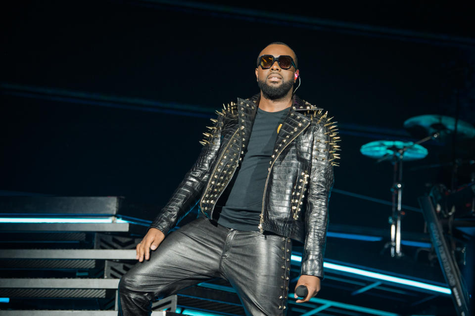 PARIS, FRANCE - SEPTEMBER 28:  Gims performs at Stade de France on September 28, 2019 in Paris, France.  (Photo by David Wolff - Patrick/Redferns)