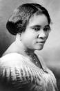 <p>Madam Walker, a business woman and entrepreneur, was the richest self-made woman in America at the time of her death in 1919. She earned her wealth through a company that sold cosmetics and haircare products for black women. </p>