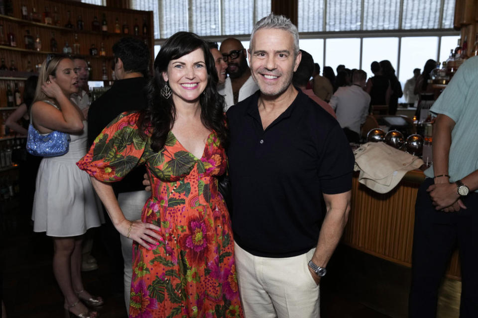 Deirdre Connolly & Andy Cohen (Photo by: Charles Sykes/Bravo)