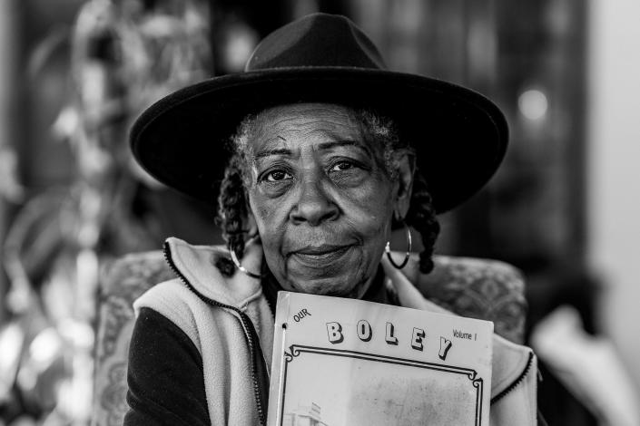 Several of Oklahoma photographer Nicol Ragland's recent photographs of the historic Black town of Boley, including &quot;Theola,&quot; are displayed along with the Smithsonian Institution traveling exhibit &quot;Crossroads: Change in Rural America.&quot;