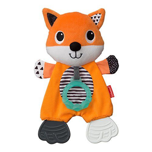 5) Infantino Cuddly Teether, Fox