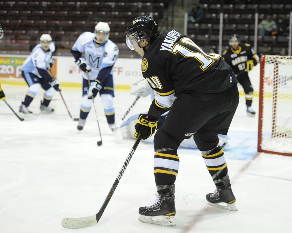 Nail Yakupov of the Sarnia Sting. Photo by Aaron Bell/CHL Images.