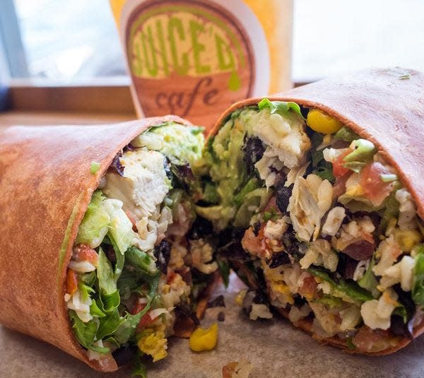 Original Loca Burrito at Juice'd Café