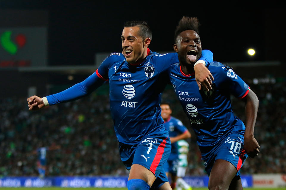 Rogelio Funes Mori y Avilés Hurtado, del equipo Monterrey, / Foto: Jam Media