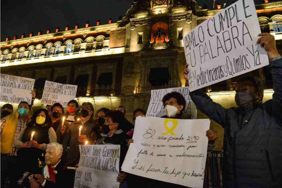 protesta pacientes cancer desabasto medicinas amlo