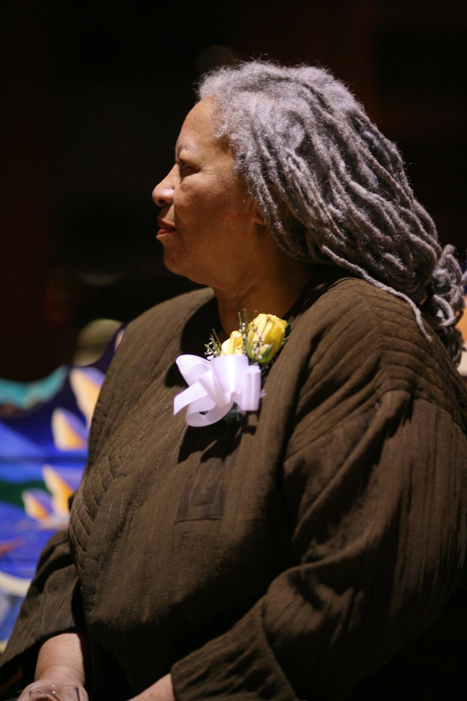 Longtime Princeton University professor Toni Morrison, pictured during a 2006 lecture.